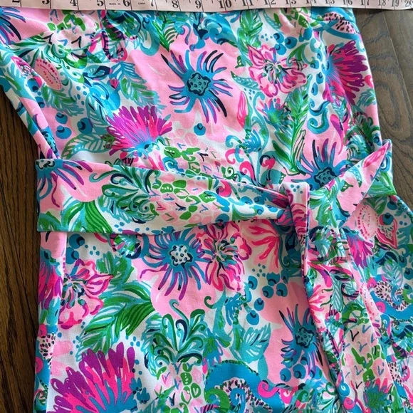 Lilly Pulitzer Harriet Mandevilla Baby Paradise Petals Terry Dress Size XS - Picture 10 of 14